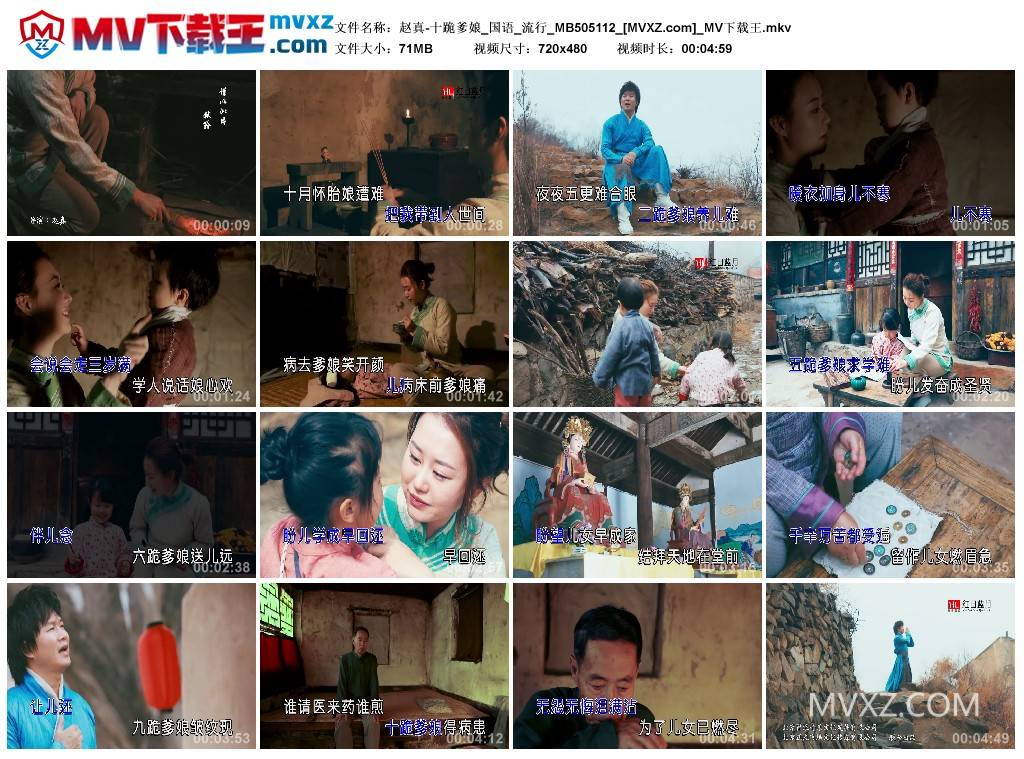 赵真-十跪爹娘_国语_流行_MB505112